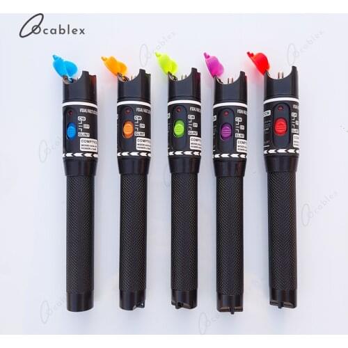 Pen Type Red Light Source 30MW/20MW/10MW/5KM Visual Fault Locator Fiber Optic Cable Tester 1-5km 10km 20km 30Km Range VFL Tools