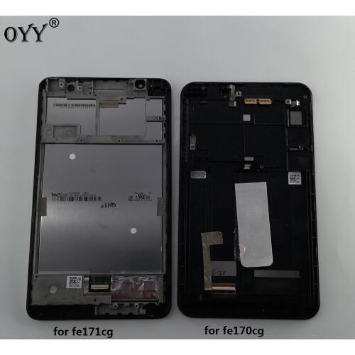 LCD Display Matrix Touch Screen Digitizer Assembly with frame For ASUS FE7010CG FE170CG K012 k017 FE171MG FE171CG K01F K01N