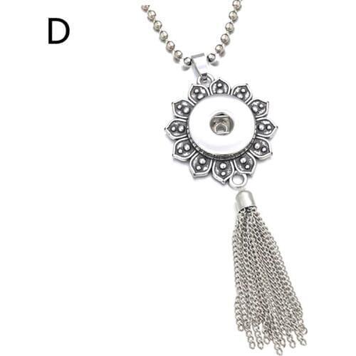 Fashion Interchangeable Mirror Ginger Necklace 248 Fit 18mm Snap Button Pendant Necklace Charm Jewelry For Women Gift