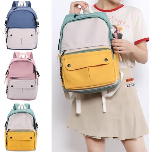 Fashion Women Large Capacity Waterproof Backpack Preppy Style Student School Bag Laptop Backpacks Teenage Travel Pack Mochilas