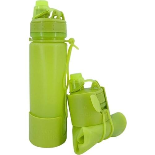Soft Foldable Flask 500ml Water Bottle Hydration Water Bladder for Running Marathon Cycling for Bicycle,Running,Fitness,Gym