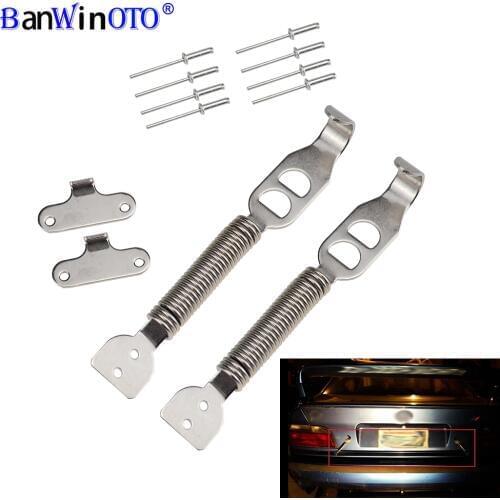1 Pair Car Styling Tunning Boot Bonnet Springs Clips Pin Kit Hood Lock Panel Race Rally Security for Car Hood Universal