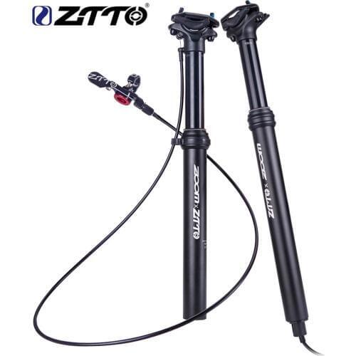 ZTTO Wire Control Bicycle Dropper Seat Post MTB DH Adjustable Seat Tube Cycling Internal Routing Adjust Mountain Bike SeatPost