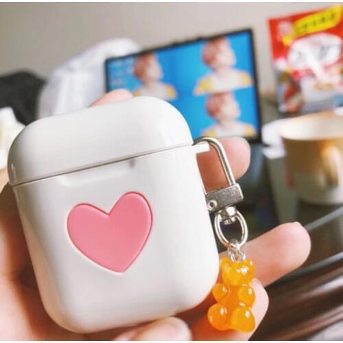 1PC resin gummy bear keychain flatback resin Colorful Candy Color Animal Resin Pendant charms resin keyring for woman jewelry