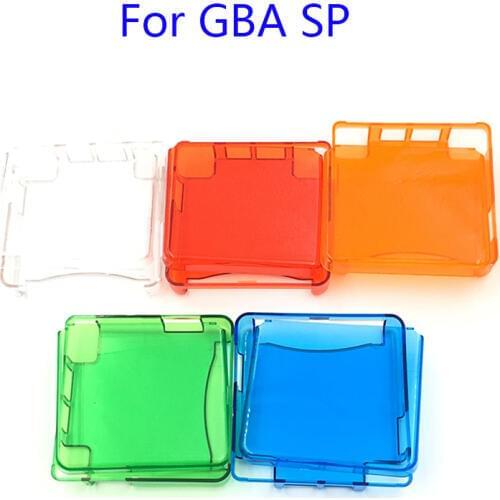 Clear Protective Cover Case Shell Housing For Gameboy Advance SP for GBA SP Game Console Crystal Cover Case