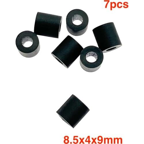 7pcs 8.5x4x9mm ring rubber sleeve wheel absorb damping for walkman tape recorder cassette deck audio player