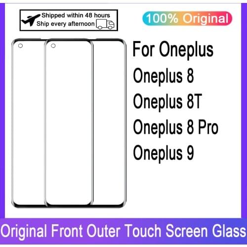 Touch Screen Outer Glass For Oneplus 7 Pro 8 Reno 30 Pro Touch Screen Sensor Front Panel Digitizer Glass Cover Replacement