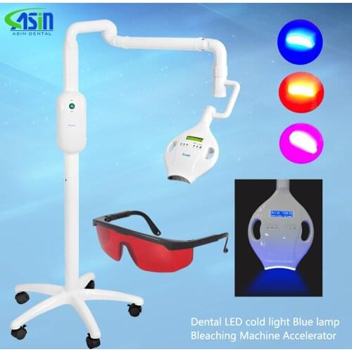 Dental LED cold light Blue lamp Bleaching Machine Accelerator with Goggle