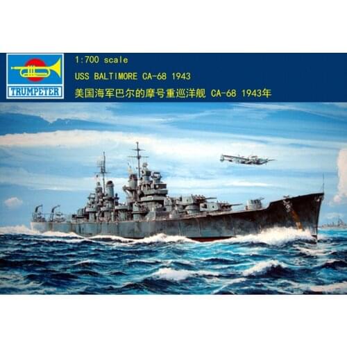 RealTS Trumpeter 1/700 05724 USS Baltimore CA-68 1943