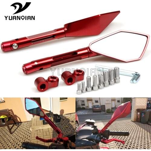 Universal motorcycle rearview Mirror For Z750 Yamaha Nmax r6 r3 xj6 ybr 125 155 MT 03 07 09 Honda MSX125 dio x adv shadow nc750x