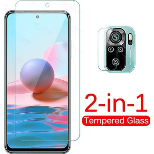 1-to-2 Camera Glass For Xiaomi Redmi Note 10 Pro Max 10s Protective Glass For Redmi Note10 Pro Max 10s Light Phone Screen Film