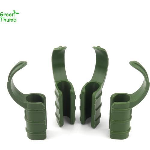 6pcs 14mm/16mm Plastic Fastener Greenhouse Film Buckles Sunshade Net Fixed Clamp Garden Plants Tray Bracket Parts