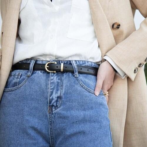 Women’s Belt Leather Ladies Thin Belts For Women Luxury Brand High Quality Female Jeans Strap Fashion Waist Accessories