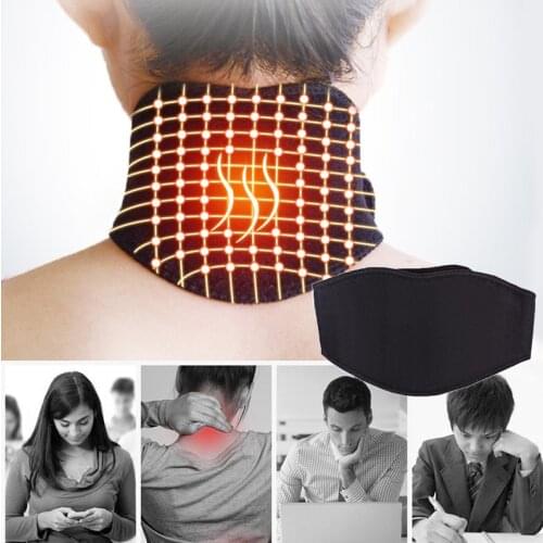 Health Care Neck Support Massager 1Pcs Tourmaline Self-heating Neck Belt Protection Spontaneous Heating Belt Body Massager