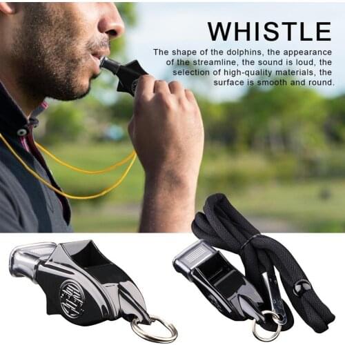 130 Decibels High Frequency Dolphin Whistle Outdoor Whistle Match Football Basketball Mouth Sports Cushioned Referee Traini X6K9