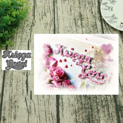 AddyCraft 2019NEW Metal cutting dies cut die Polish letters Scrapbook paper craft knife mould blade punch stencil