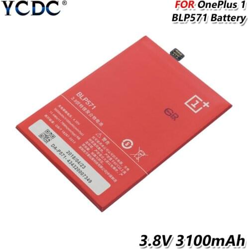 Rechargeable BLP571 cellphone battery 3.8V BLP 571 3100mAh li-ion battery for OnePlus One (One plus One / OnePlus 1/One plus 1)