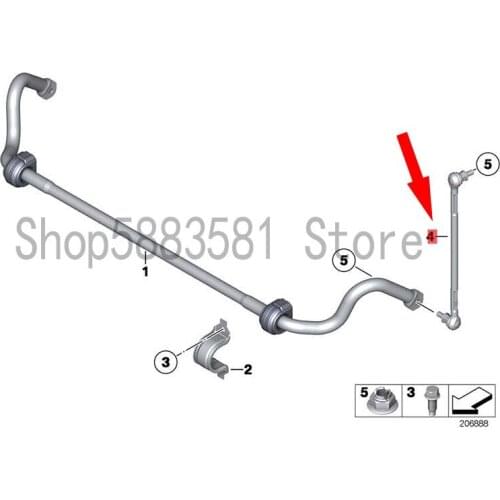 CAR front stabilizer ball end bm wE90 325XI N52 E90 330XD E91 330XI N52 front stabilizer ball end stabilizer boom