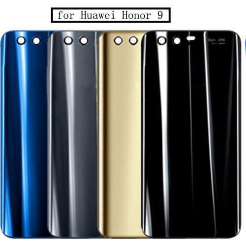 For HUAWEI Honor 9 Battery Rear Housing Cover 3D Glass Back Door Case 5.15Inch honor9 + Adhesive Sticker Replacement Parts