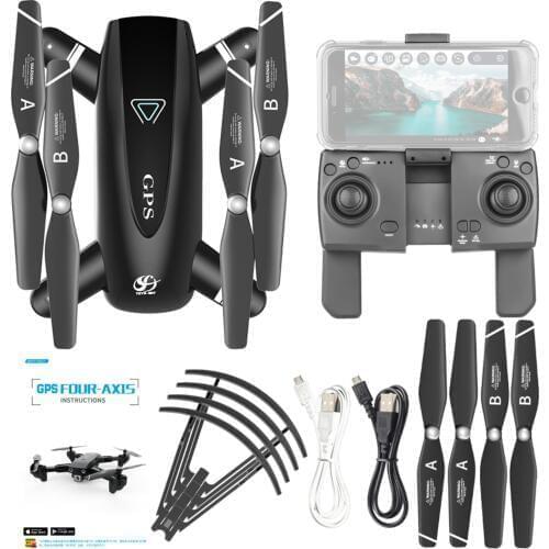 S167 GPS Drone With Camera 5G RC Quadcopter 4K WIFI FPV Foldable Off-Point Flying Gesture Photos Video Helicopter Toy Drone