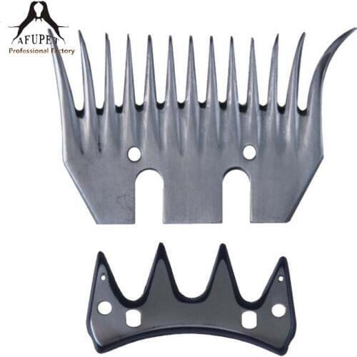 Stainless steel sheep livestock wool hair replaceable cutter blade grooming clipper blade