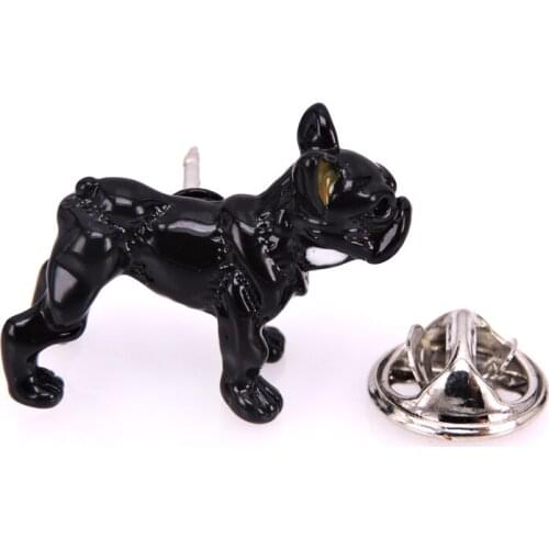 Mens Brooch Scarf Hat Accessories Black Hound Clip Neckpin Badge Pin Woman Wedding Couple High Quality Jewelry Gifts