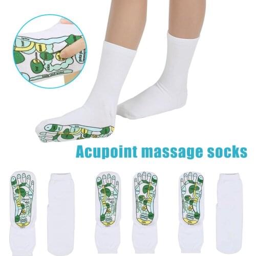 Newly Women Men Fanshion Reflexology Socks Single Toe Design Far East Healing Principles Sock DOD886