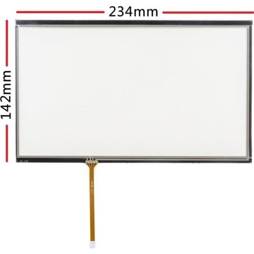 New 10.1 inch 4 wire for industrial touch screen for LCD external screen touch pad 234*142mm