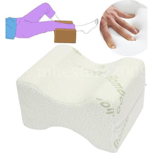 Knee Pillow Leg Pillow For Sleeping Cushion Orthopedic Memory Foam Support Between Side Sleepers Rest Leg Pad