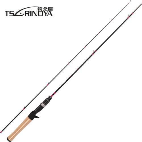 TSURINOYA CLEVER 1.85m 2Secs Casting Fishing Rod Fast/L/2-7g Stream Trout Lure Rod FUJI Accessories Cork Handle Olta Pesca Peche
