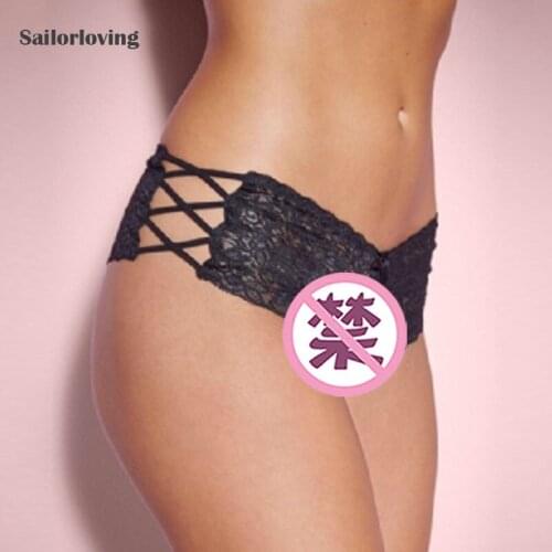 Sailor loving 2018 new plus size woman sexy underwear briefs hot panty open crotch