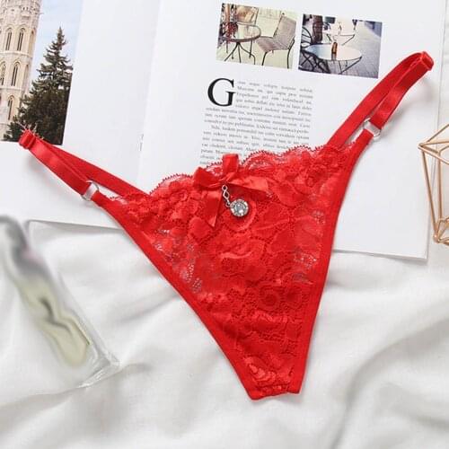 Sexy Lingerie Womens Panties 6 Colors Gift Full Beautiful Lace Underwear Hollow Out Thong G-string Ladies T-back 1pc/lot Briefs