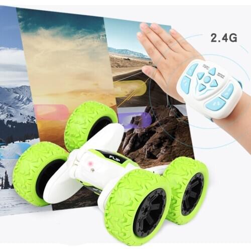 Remote Control Stunt Car Four-Wheel Drive off-Road Vehicle Toy Boy Electric Rolling Tilting Racing Car Rechargeable Car