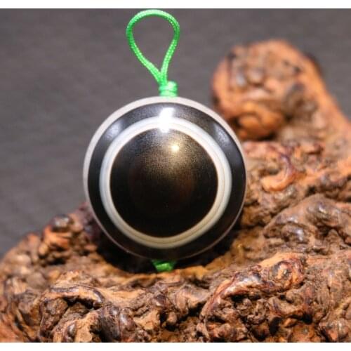 Unique Style Magic Energy LKbrother Magic Power Tibetan old Crystallize Agate Heaven Eye dZi Bead Pendant 5A Amulet