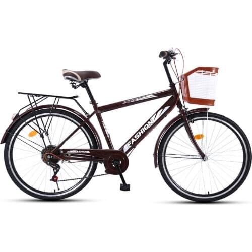 Commuter Bike 26 Inch Variable Speed Variable Vintage Retro Man and Woman Adult Bicycle Student City Light Tide