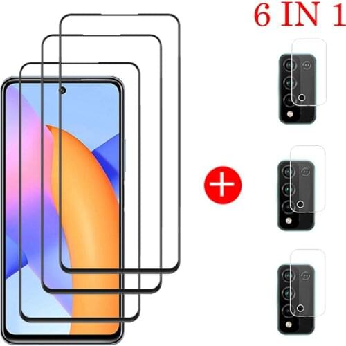 Full Cover Tempered Glass For Huawei honor 10X Lite Screen Protector For honor 10X Lite Camera Glass For honor 10X Lite Glass