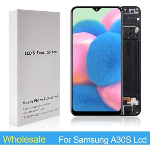 Wholesale A30S Lcd For Samsung Galaxy A307 Display Touch Panel Digitizer Assembly A307F With Frame 1Pcs