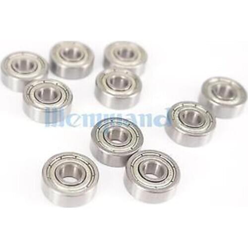 10)606ZZ 6x17x6mm ABEC3 Thin-wall Shielded Deep Groove Ball Bearing