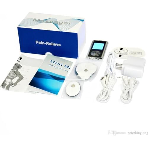 2 Channel 8 Mode Rechargeable Mini Digital therpay machine Full Body Building Massager Acupuncture Magnetic Therapy EMS Device