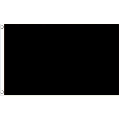 Free shipping xvggdg 90+150cm black Flags Solid Color banner For decoration