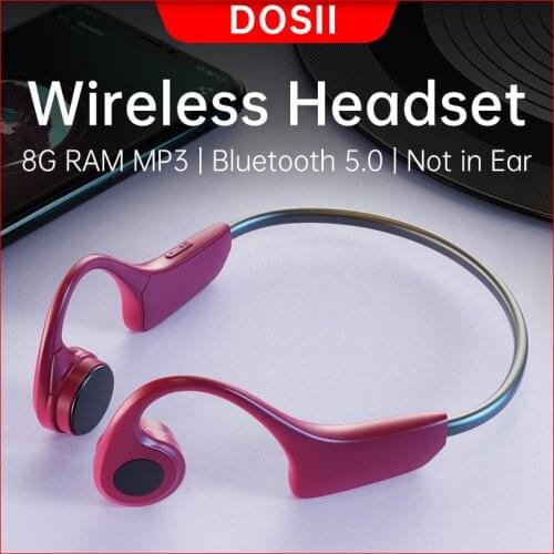 Wireless Bluetooth Headphones True Bone Conduction Sports Earphone MP3 Waterproof And Sweatproof Outdoor Stereo With Microphone