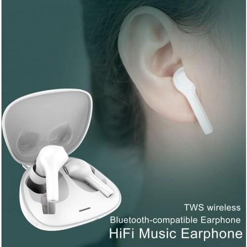 Lenovo Wireless Earphones Dual Mic Noise Reduction HD-compatible Call TWS Bluetooth-compatible 5.0 Waterproof In-ear Headsets