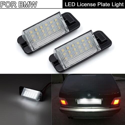 2Pcs White LED License Plate Light Number Plate Lamp For BMW 3 Series E36 318i 318is 318ti 320i 323i 325i 325is 328i 328is M3