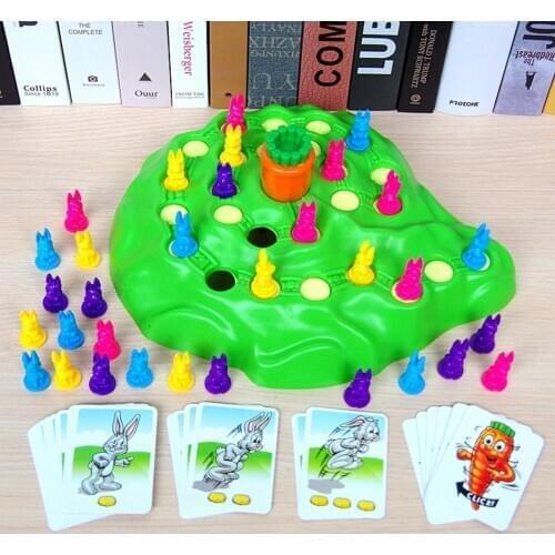 Rabbit Trap Set Chess Carrot Adventure Parent-child Interactive Educational Toy