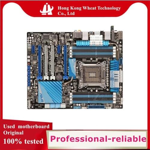 For ASUS P9X79 Deluxe Motherboard Socket LGA 2011 DDR3 SATA3 For Intel X79 Original Desktop Used Mainboard