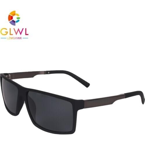 Man Sunglasses Black Sun Glasses Retro Style Polarized Sunglass Male 2021 Brand Designer Driving Eyeglasses Sports Shade Vintage