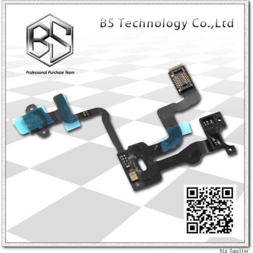 Original Power Flex Cable Ribbon Cable for iPhone 4S Free Shipping Wholesale 10pcs/lot
