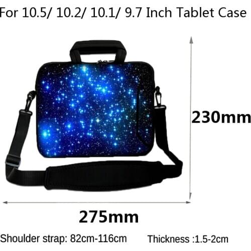 Women Mens Briefcase Tablet Bag 10.1" 10.2" Universal 10.5" 9.7" 10" Messenger Shoulder Handbag For Samsung Tab A 10.1 T580 Case