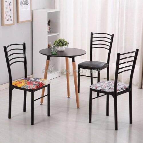Simple dining chair modern minimalist economical home restaurant backrest stool Nordic makeup chair desk wrought iron chair