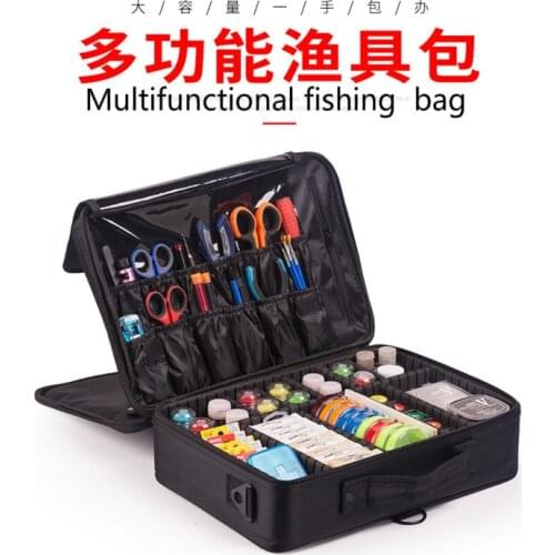 Outdoor Fishing Line Wheel Bait Bag Storage Box Fishing Bags Multifunctional Waterproof Portable Camping Travel Case
